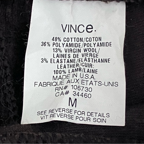 Vince brown corduroy riding pant w/leather patches - Picture 7 of 9